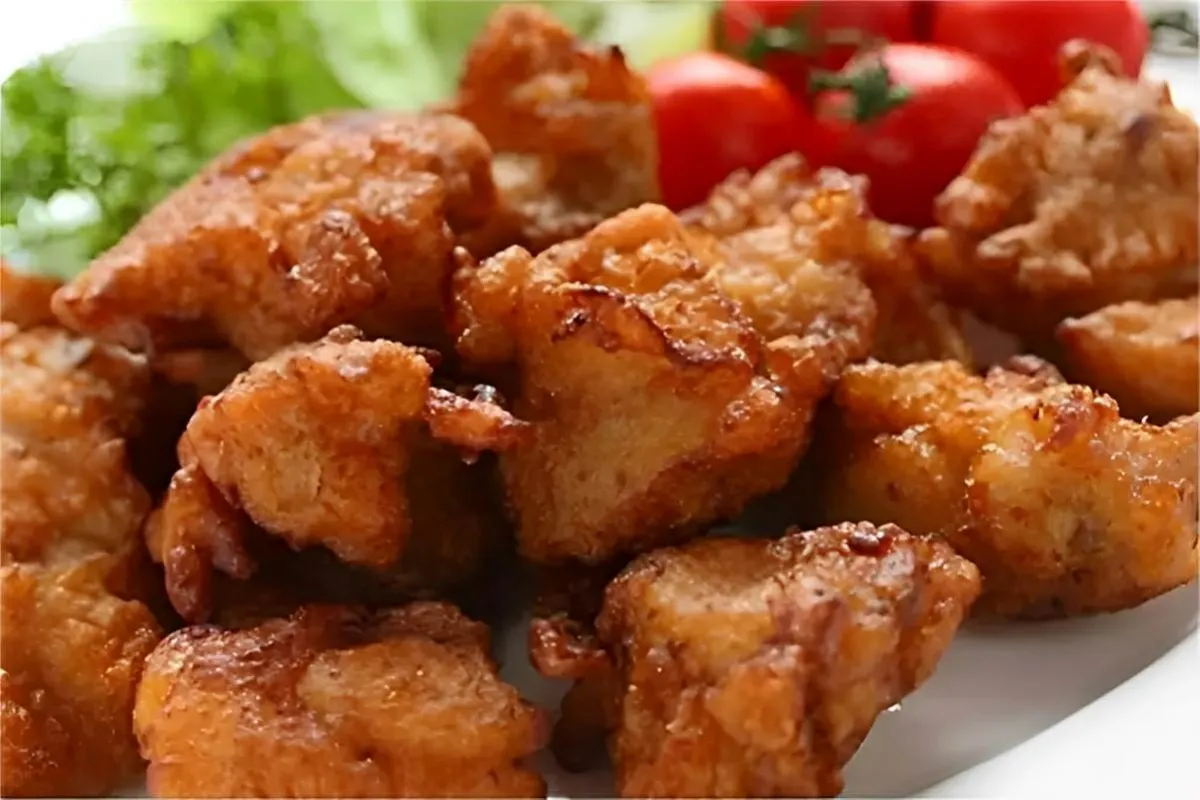 Frango à passarinho feito na panela de pressão muito crocant