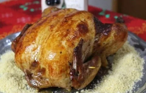 Frango Assado Recheado
