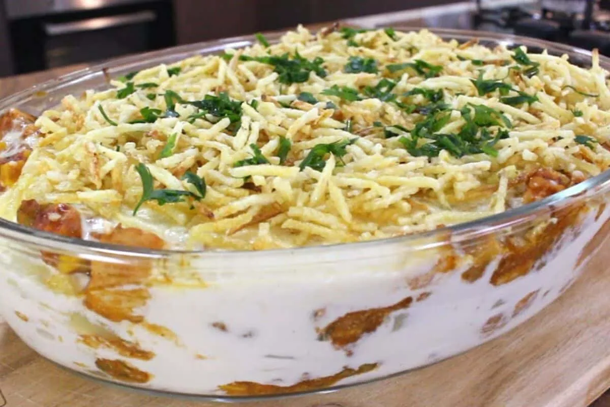 Frango com batata super cremoso e fácil de fazer, uma receit