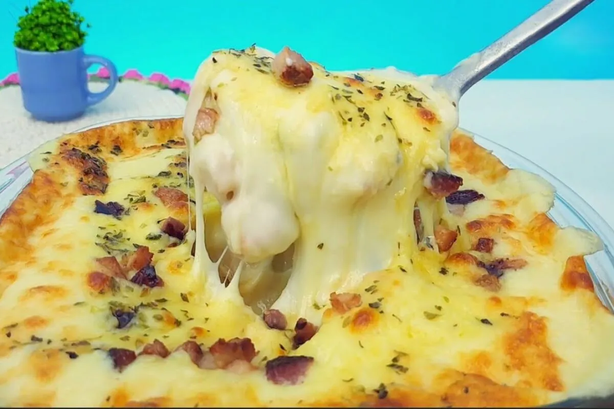 Frango com creme de batata e bacon: a melhor receita para su