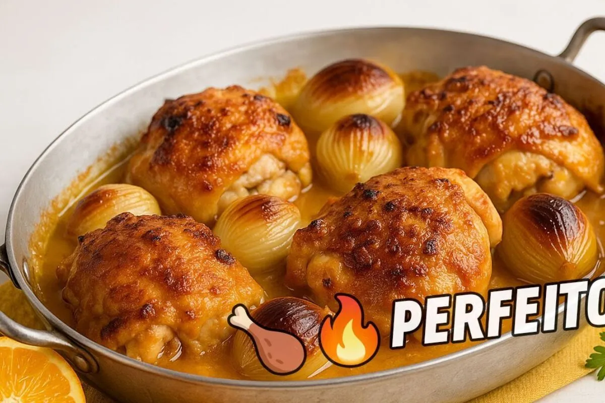 Frango com laranja: uma receita douradinha com um toque de r