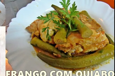 Frango com quiabo bem temperado: receita mineira do jeitinho