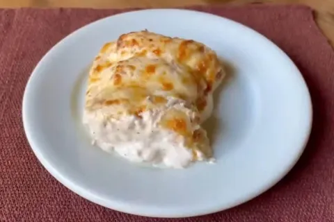 Frango cremoso low carb prático e delicioso para seu almoço 