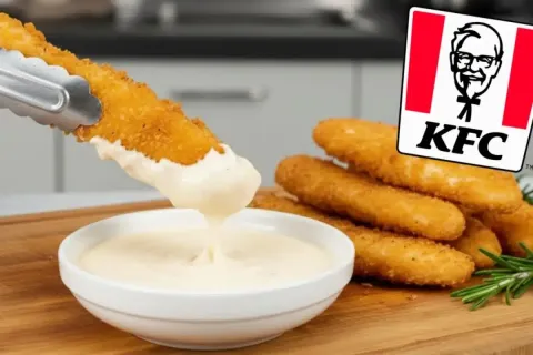 Frango crocante do KFC feito sem fritura, bem suculento por 