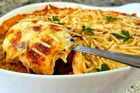 Fricassê de frango: um prato gratinado incrível que todo mun