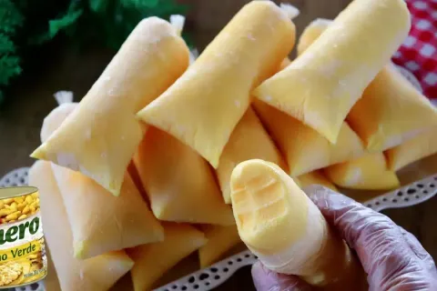 Geladinho cremoso de milho: uma receita super fácil e delici