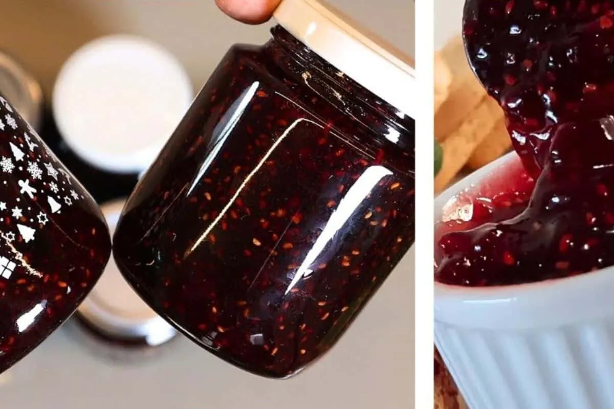 Geleia de frutas vermelhas caseira, perfeita para servir com