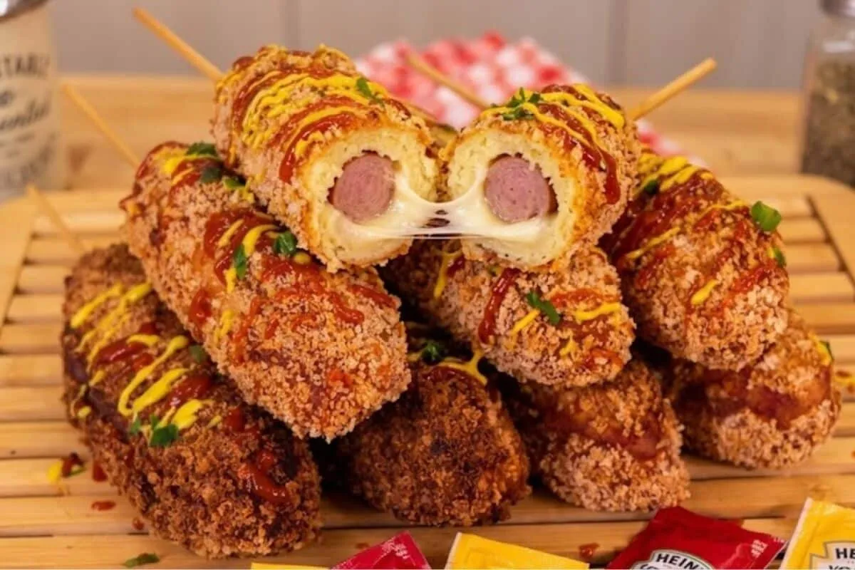Hot dog coreano feito em casa de um jeito fácil e muito econ