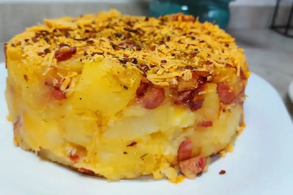 Jantar com batata super prático, uma refeição completa e che