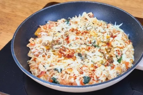 Jantar saudável rico em proteínas e baixo em carboidratos, p