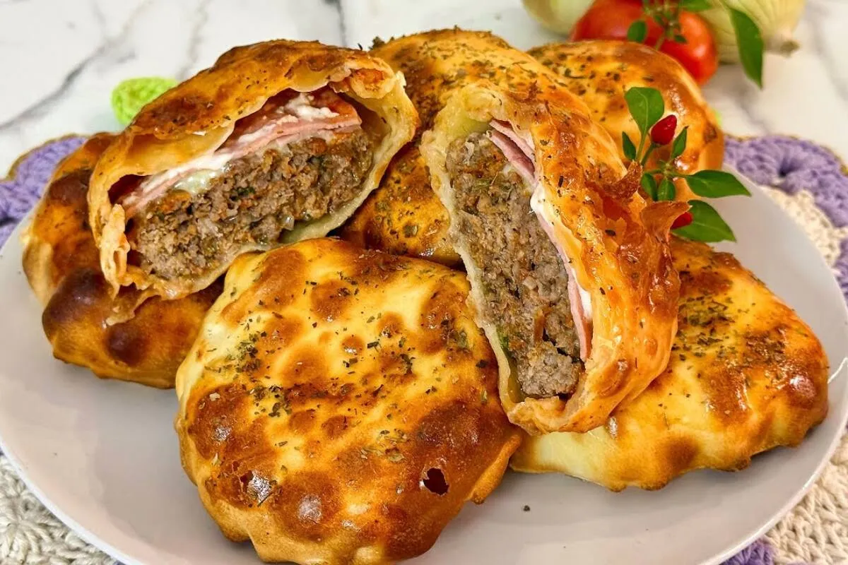 Lanchão de carne moída feito na air fryer e nem precisa faze