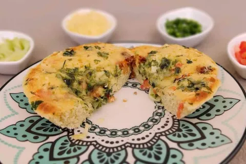Lanche low carb feito sem farinha de trigo, uma delícia para
