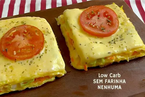 Lanche rápido sem farinha e sem leite pronto em apenas 5 min