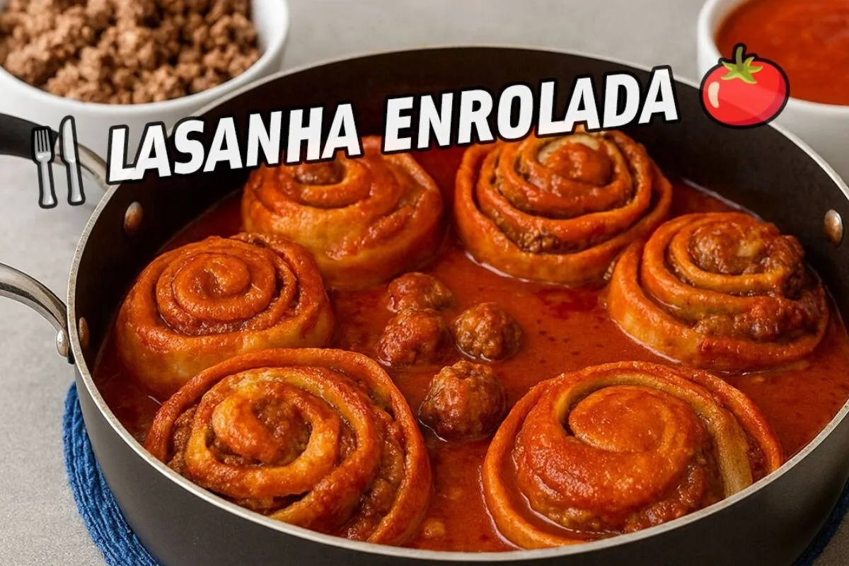 Lasanha caracol: uma receita diferente e muito saborosa para