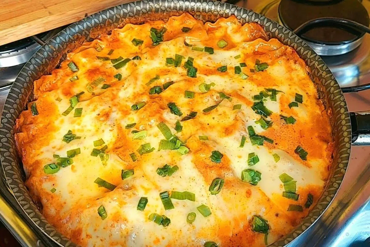 Lasanha de frigideira: a solução de almoço de uma panela só