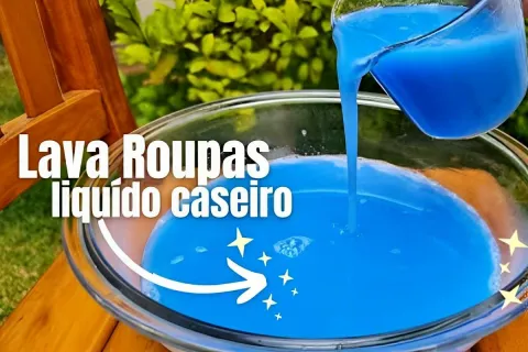 Lava roupas líquido caseiro perfeito com apenas 2 ingredient