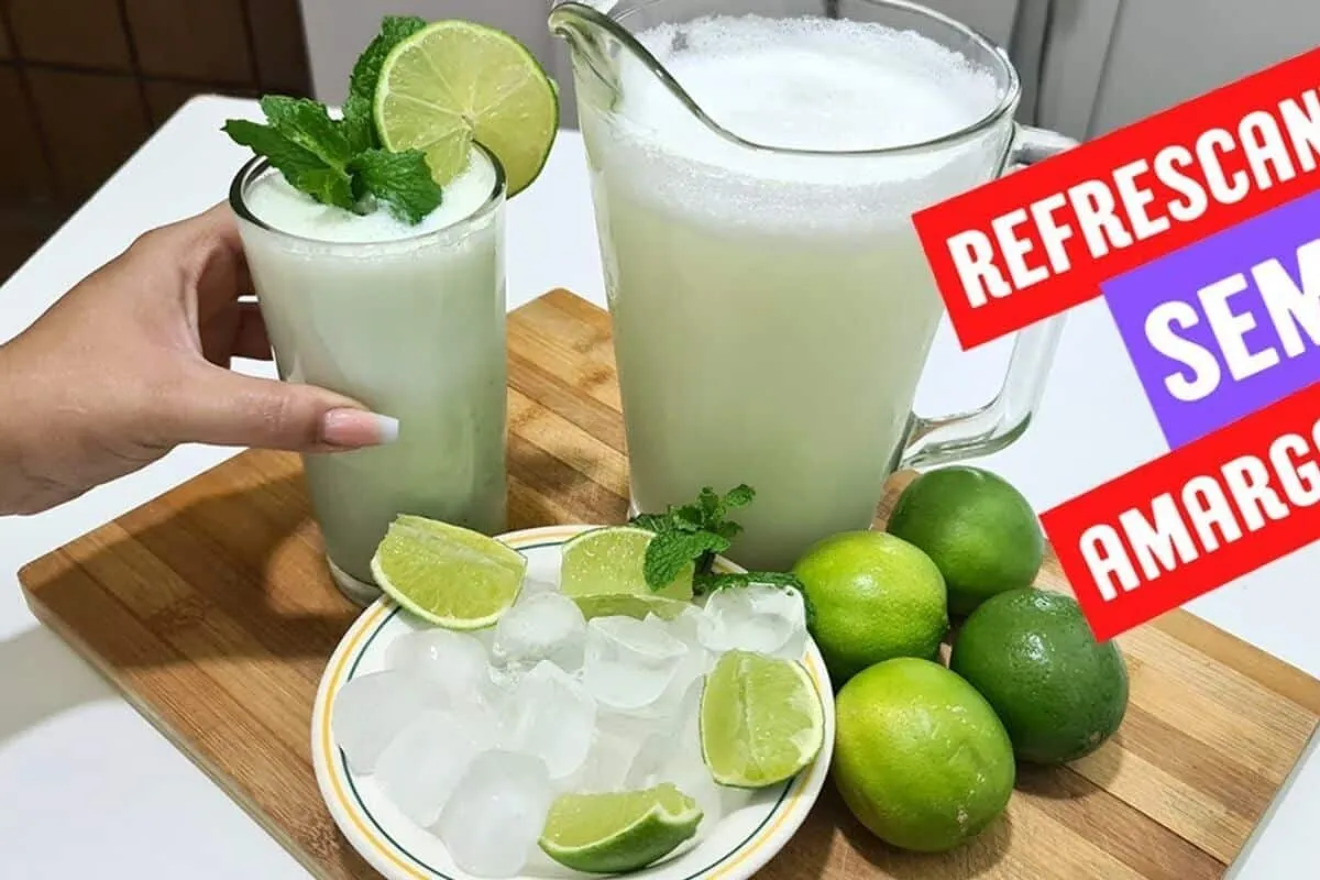 Limonada suiça sem amargar: a bebida refrescante ideal para