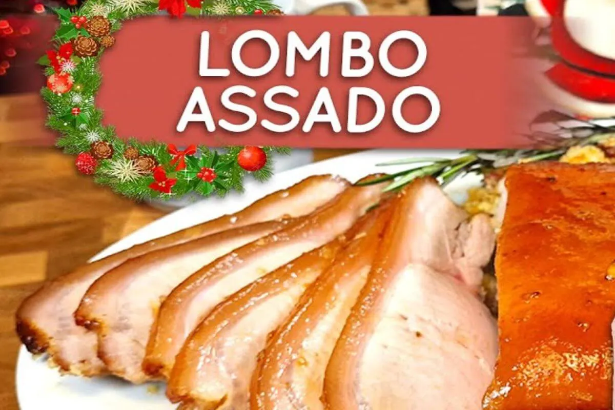 Lombo assado um prato tradicional de natal para você na sua