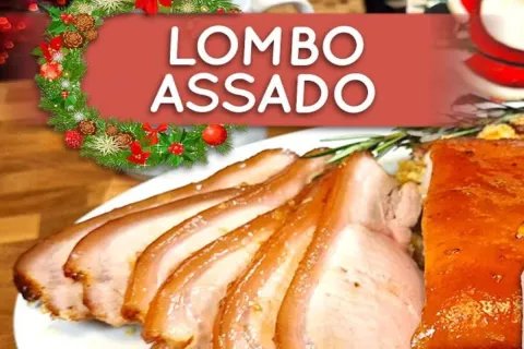 Lombo assado um prato tradicional de natal para você na sua 