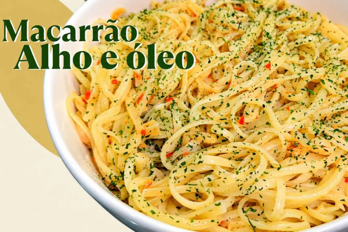 Macarrão alho e óleo simples, rápido e muito cremoso, uma re