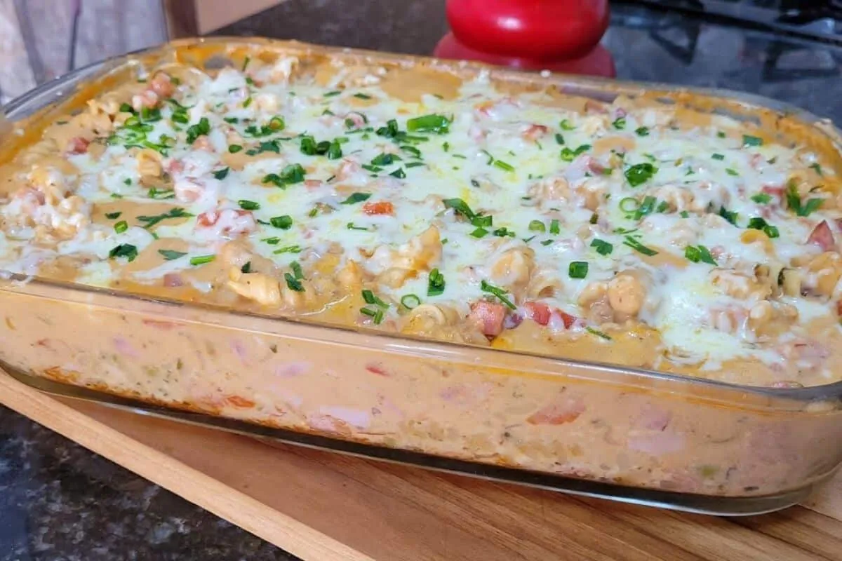 Macarrão cremoso nível chef de cozinha perfeito para o final