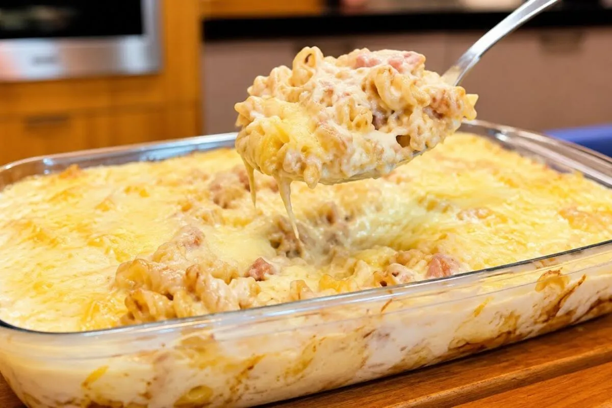 Macarrão cremoso, uma refeição fácil e deliciosa para o seu