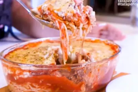 Macarrão ninho recheado: você faz no forno, é prático e vai 