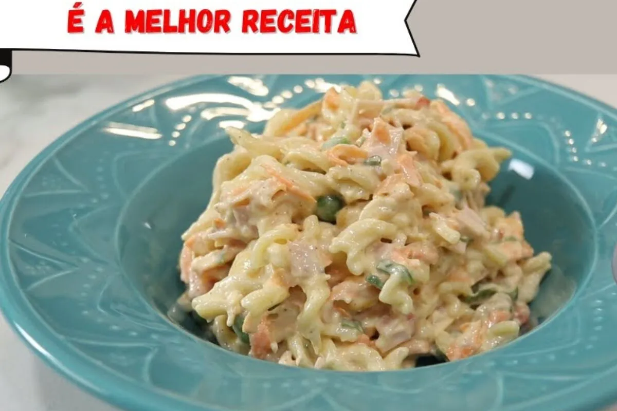 Macarronese especial muito colorida e bem temperada, que ser