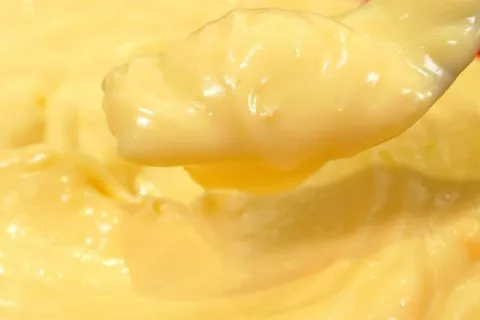 Maionese caseira feita na mão sem liquidificador, ideal para