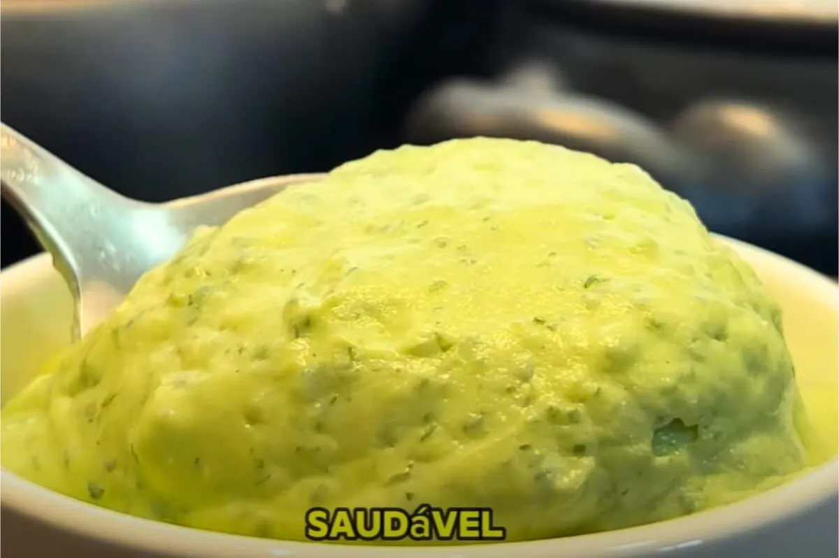 Maionese caseira sem óleo cremosa e nutritiva com preparo be