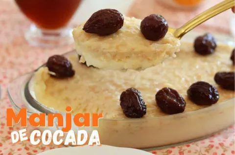 Manjar de cocada para você surpreender todos os seus convida