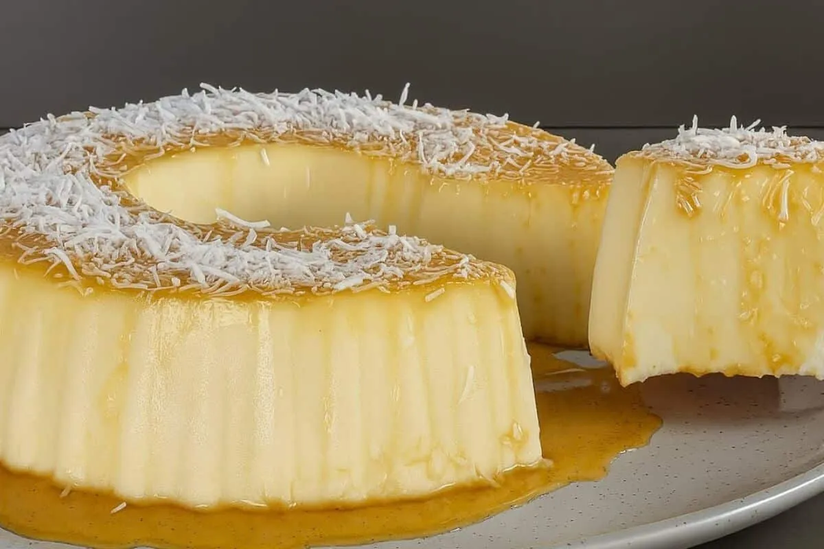 Manjar de coco cremoso feito sem ir ao fogo, para você prepa