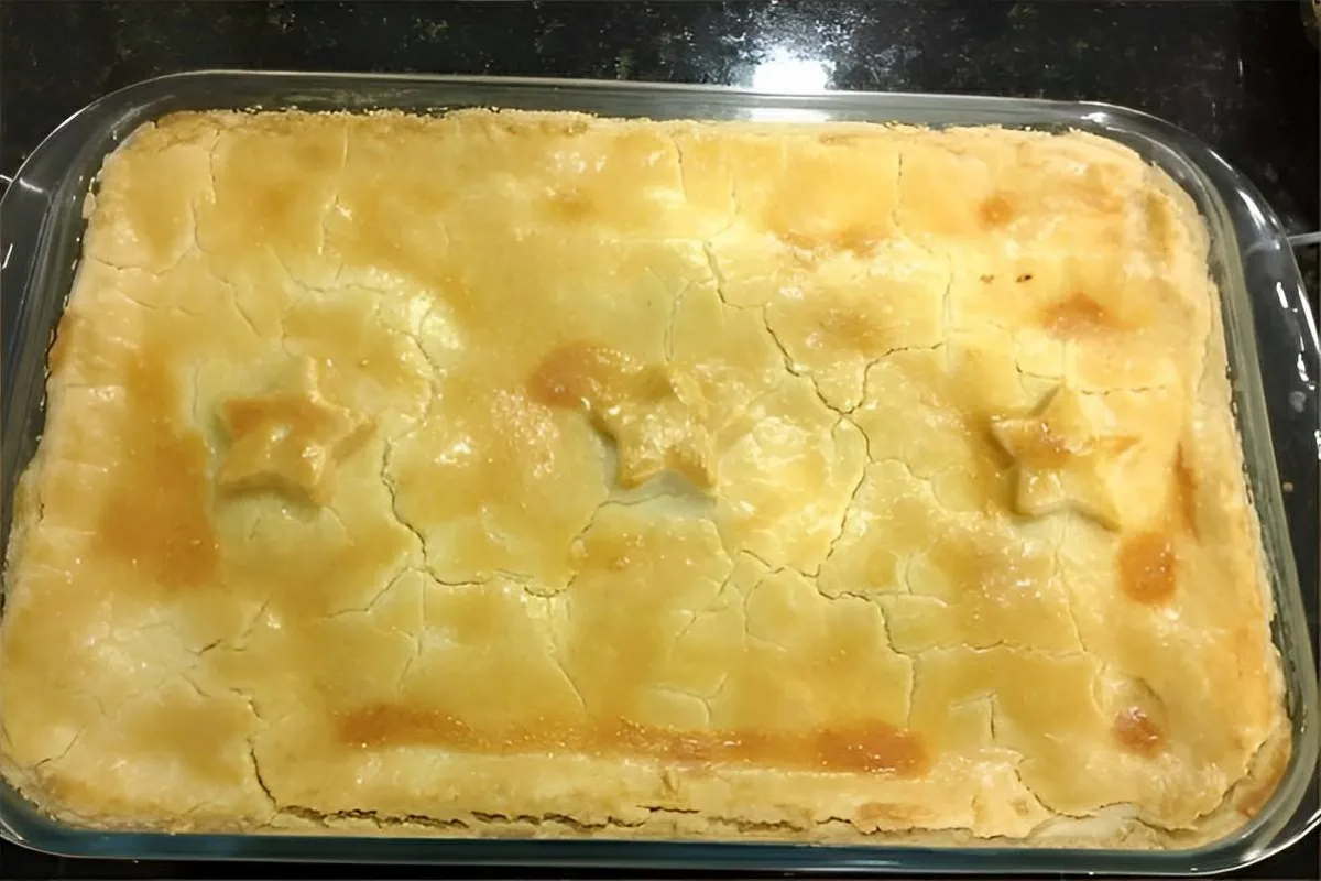 Massa de empada que derrete na boca feita com 4 ingredientes