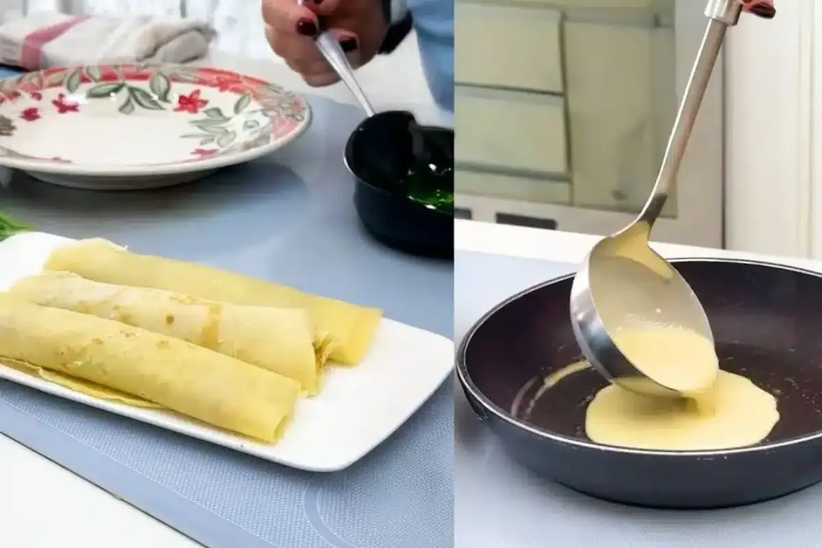 Massa de panqueca doce para você inovar na hora de servir se