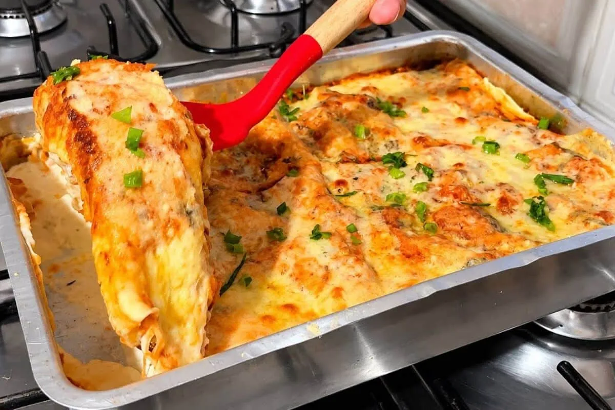 Massa de panqueca sem farinha, super leve e deliciosa, para
