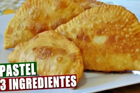 Massa de pastel crocante: não encharca de óleo e só vai 3 in
