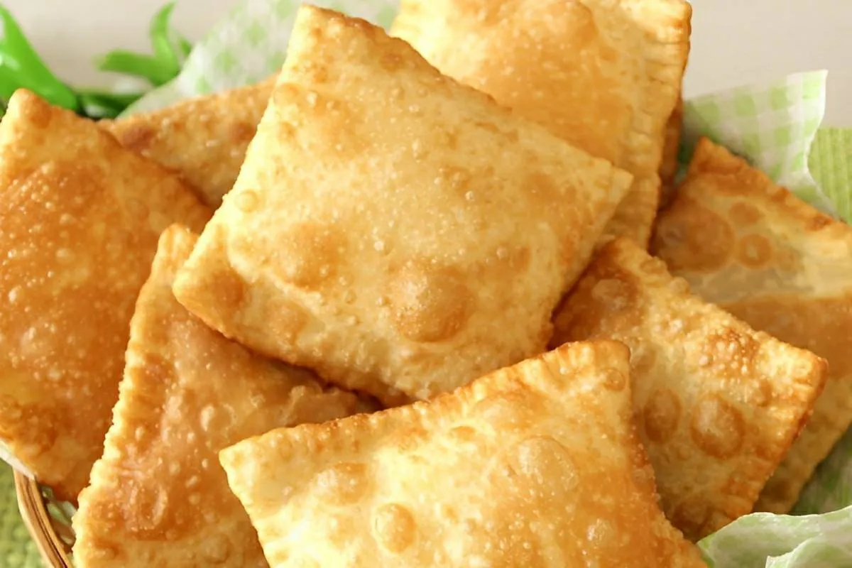 Massa de pastel de feira sequinha para fazer pastéis delicio