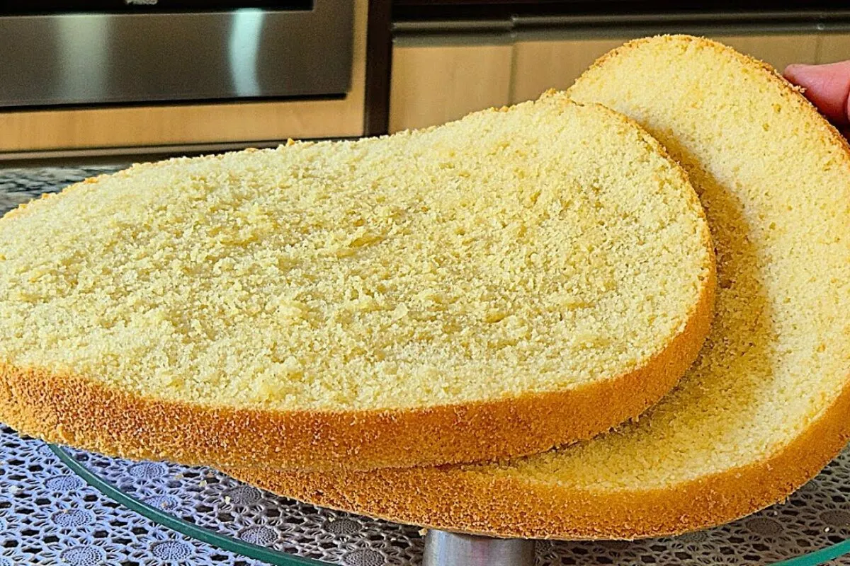 Massa para bolo recheado muito estruturada e fofinha que vai