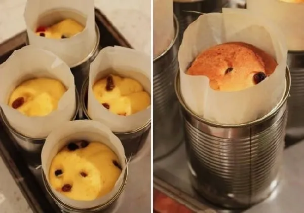 Mini Panetones Feitos na Latinha de Leite Condensado