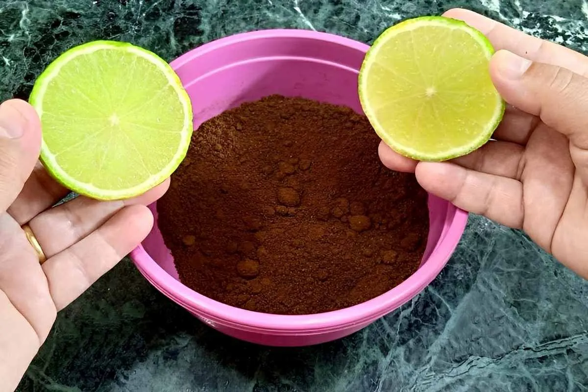 Misturei pó de café com limão e aprendi como acabar com o ch