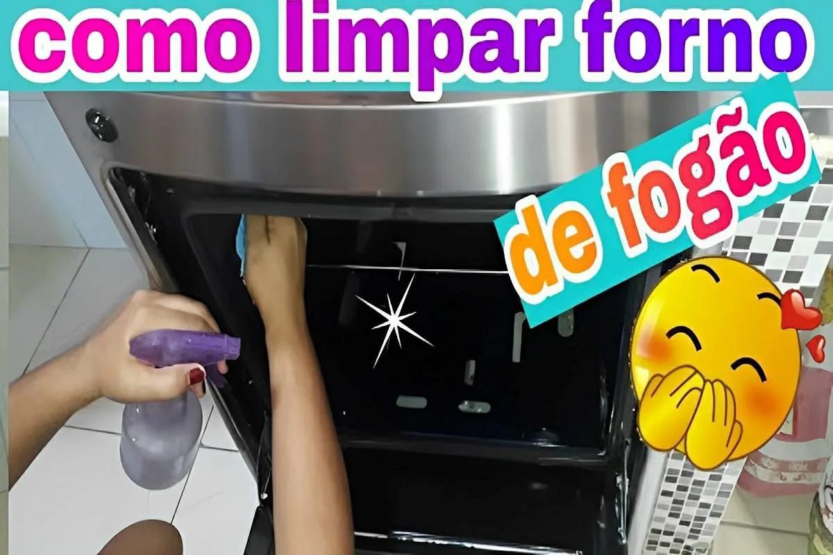 Misturinha caseira para limpar forno sem esforço usando apen