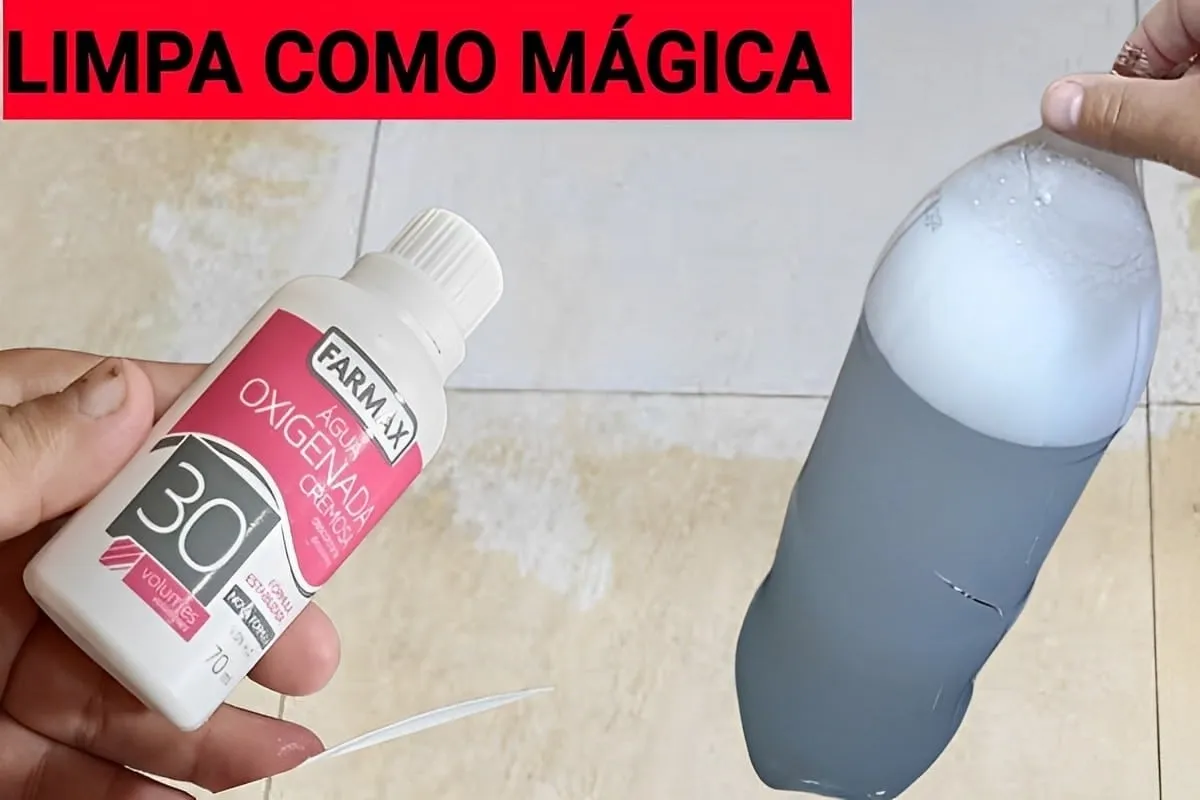 Misturinha caseira para limpar pisos que desencarde até as s