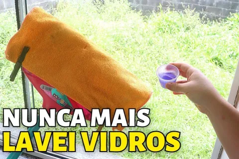 Misturinha caseira para limpar vidros: tira toda sujeira e n