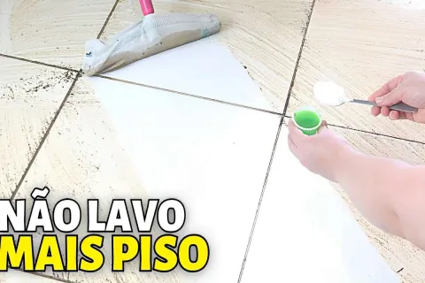 Misturinha caseira que “derrete” o encardido do piso para vo
