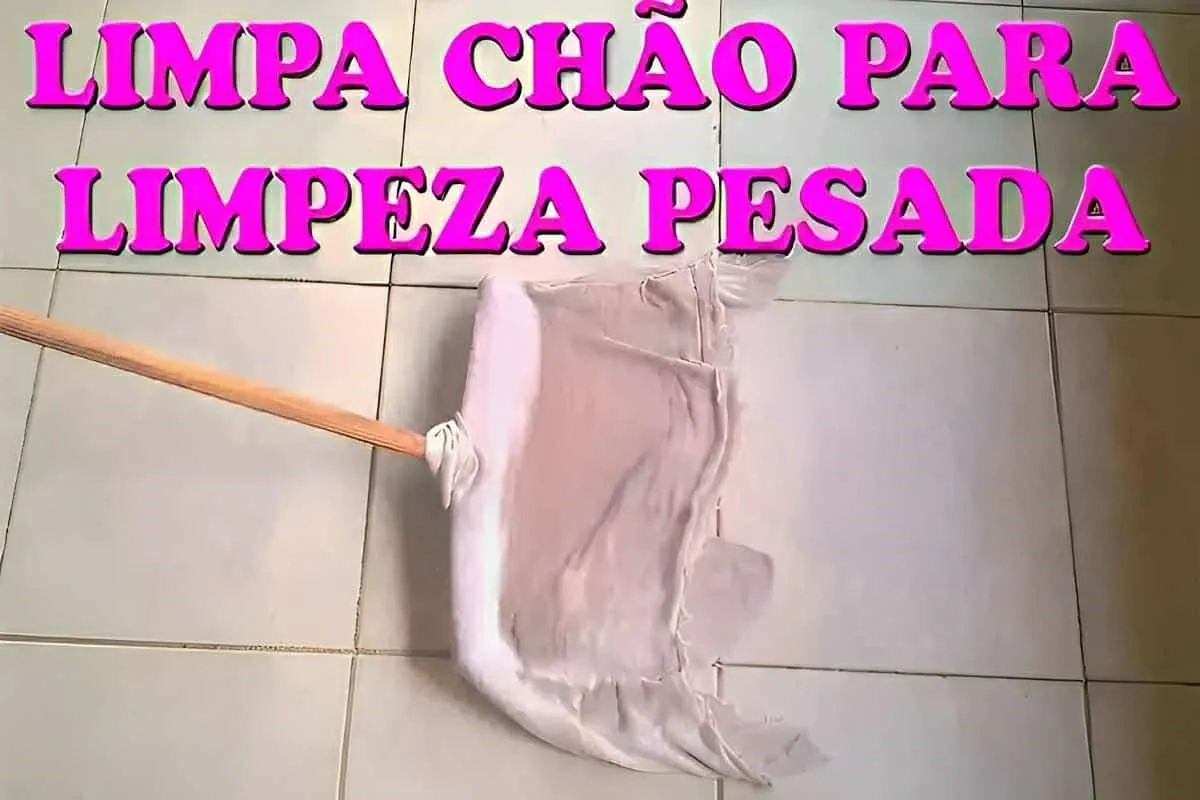 Misturinha para limpar chão e acabar até com as sujeiras mai