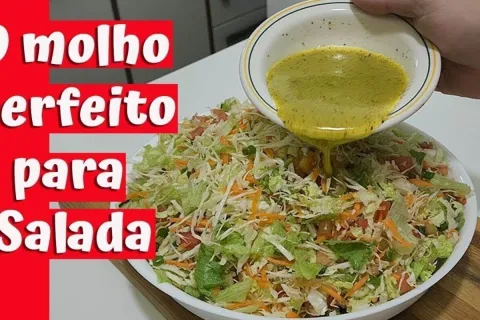Molho especial para salada, que vai ajudar você a emagrecer 