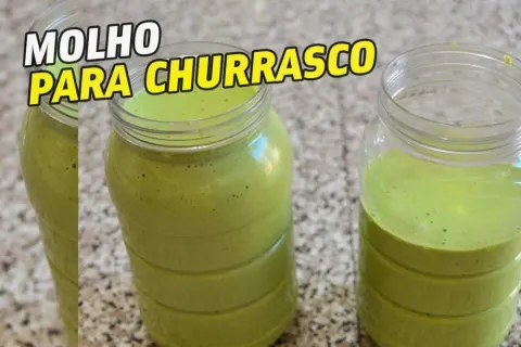 Molho para churrasco fácil de fazer muito saboroso que vai f