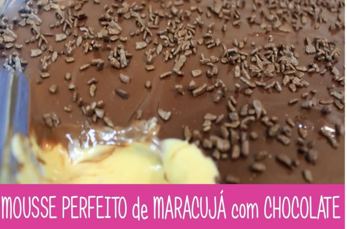 Na sua ceia de Natal não pode faltar esse mousse de maracujá