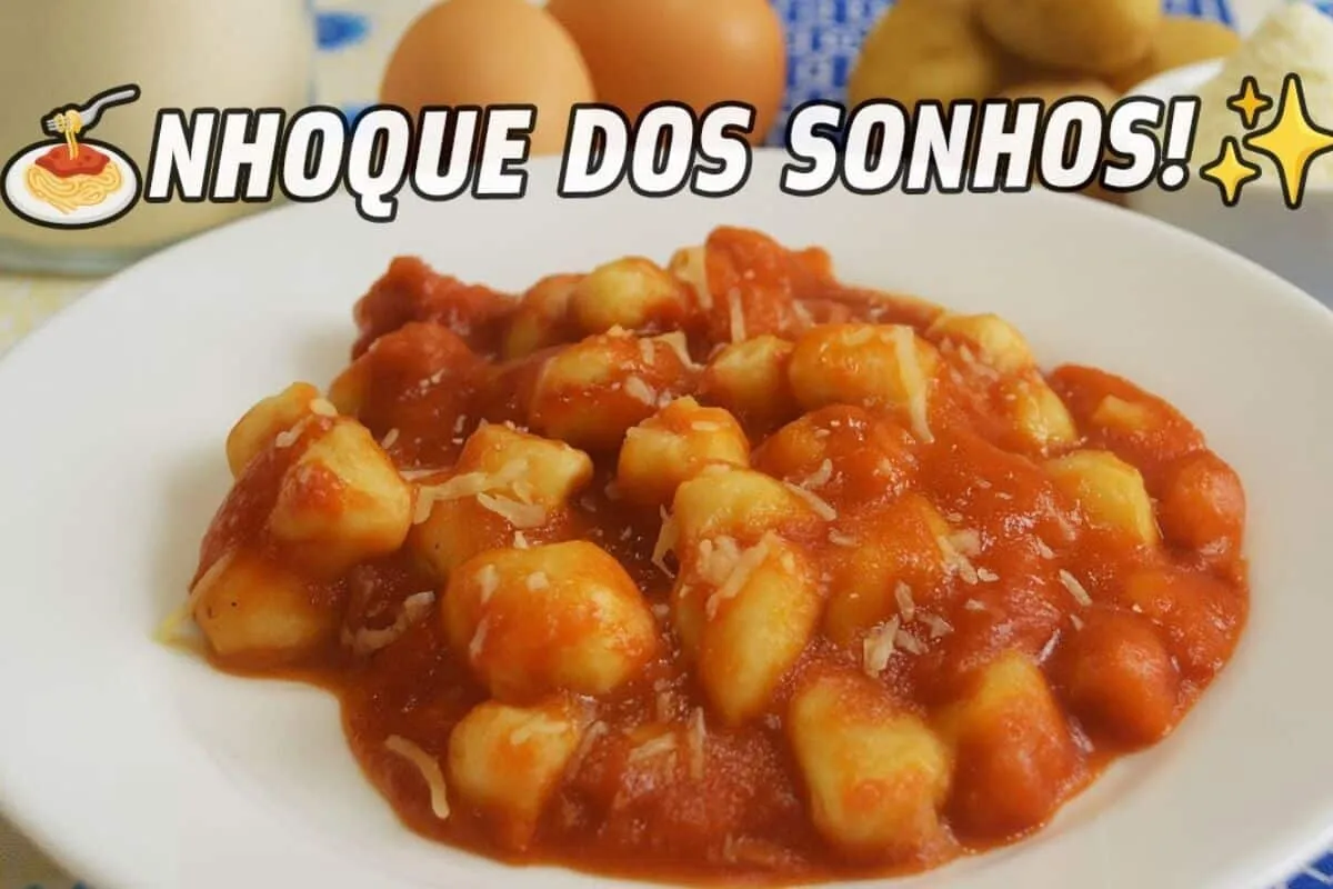 Nhoque caseiro da Dona Dirce: aprenda receita simples e deli