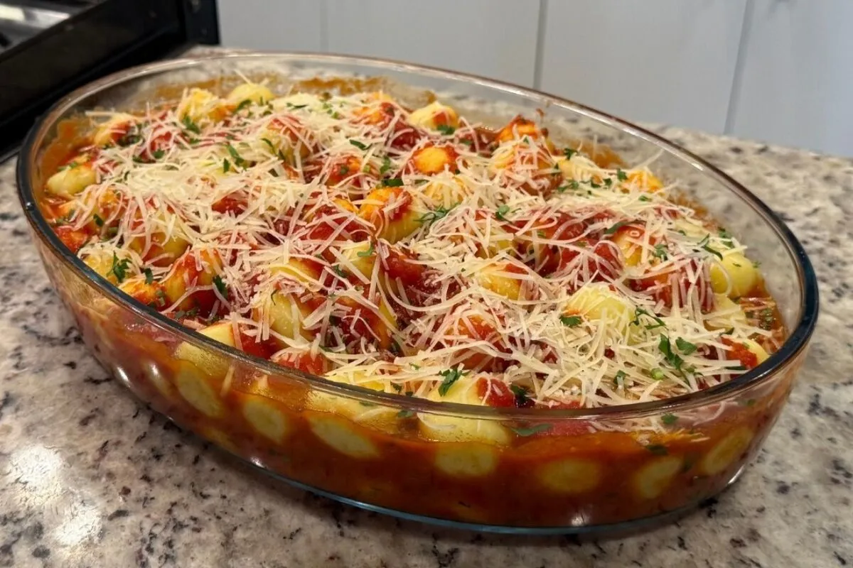 Nhoque de batata doce sem trigo, macio, leve e ótimo para re